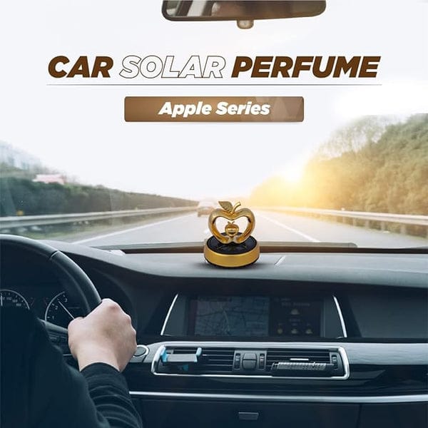 Apple Car Solar Perfume DeshBoard  Air Freshener