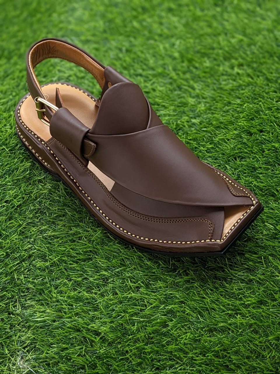 Peshaweri Chappal Brown Colour