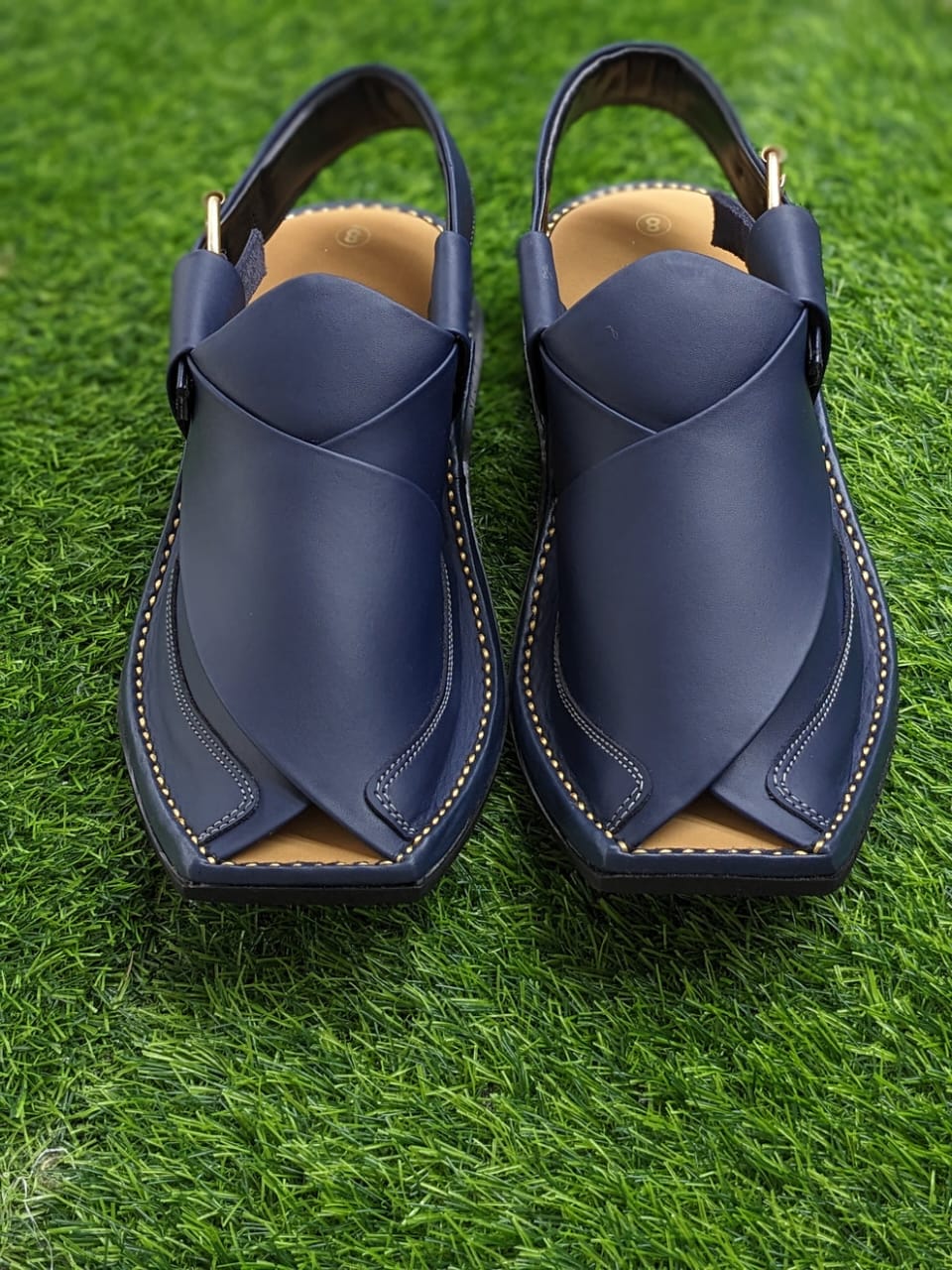 Peshawari Chappal Navy Bule