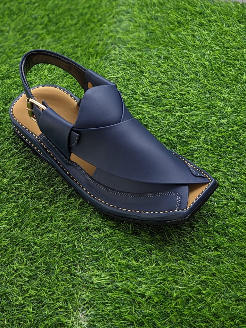 Peshawari Chappal Navy Bule