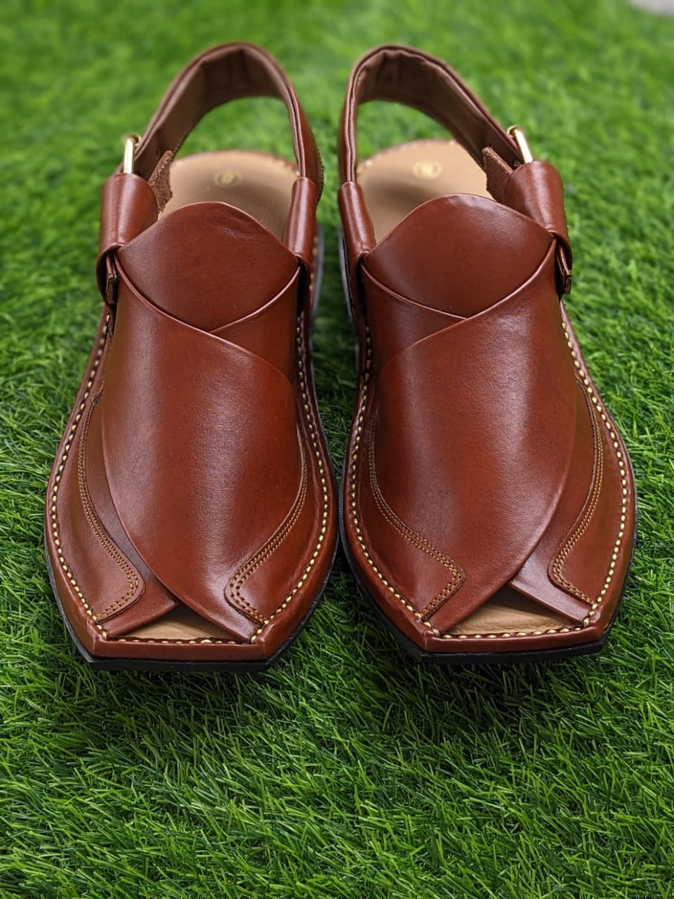 Peshawari Chappal Mustard Colour