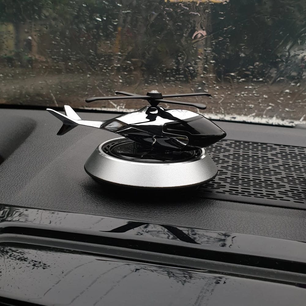 Metal Solar Helicopter Car Air Freshener