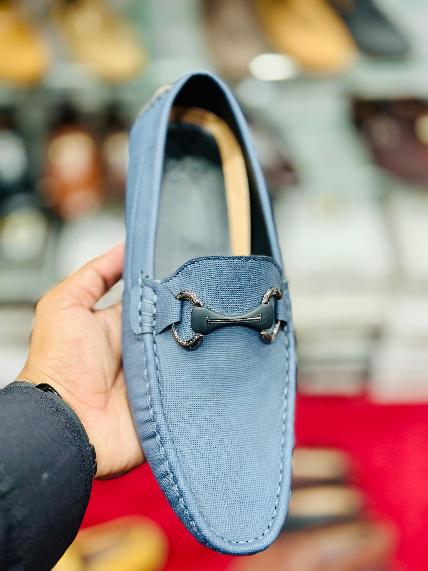 BLUE LOAFERS