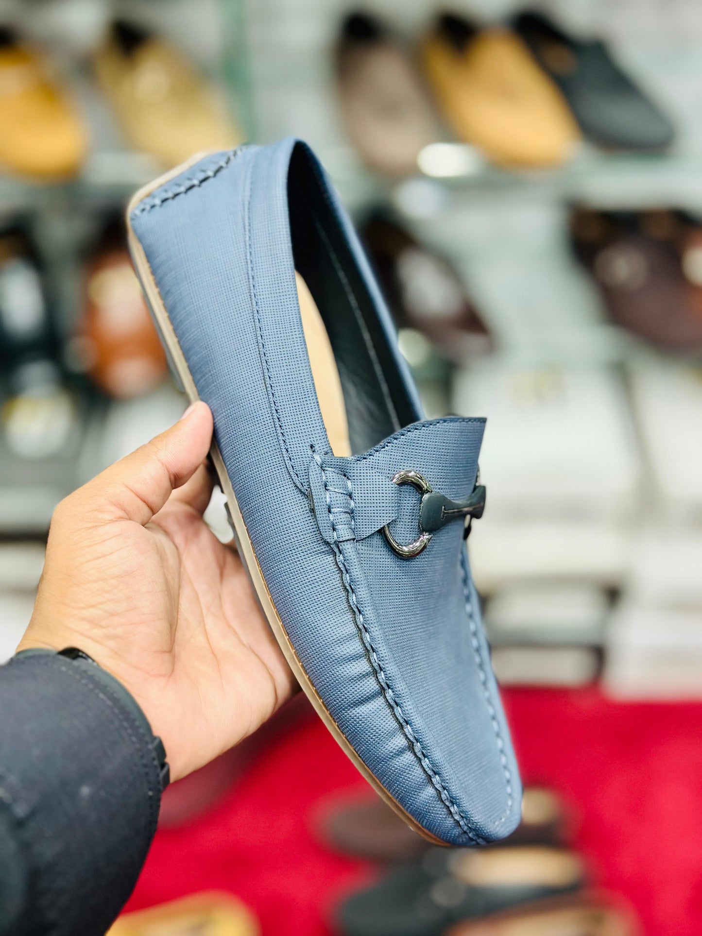 BLUE LOAFERS