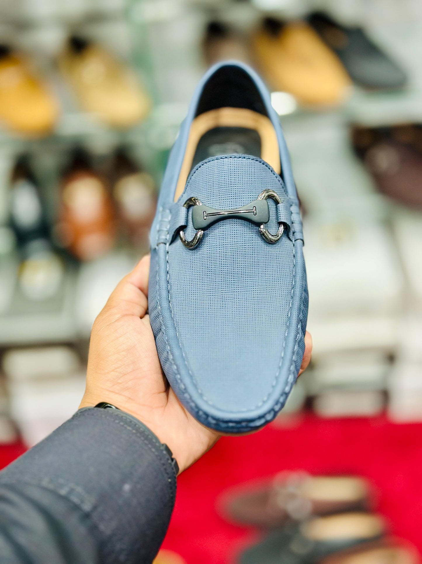 BLUE LOAFERS